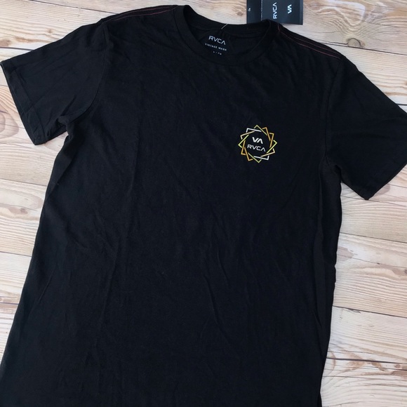 RVCA Black Cotton Tee - Picture 7 of 13